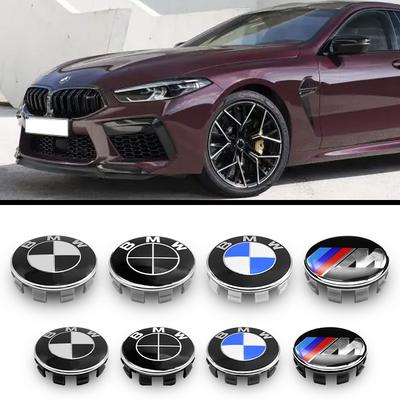 4 Piezas 56mm 68mm Tapas Centrales de Rueda de Coche Aniversario 50 Aniversario Para M E90 F10 F30 E87 F20 G20 E60 E39 E92 F11 F31 E46 Accesorios para Automóviles