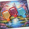 DIY Craft Diamond Painting Tray Embroidery Multi Functional Diamond Art Tray Screw & Shake Beading Plates Drill Storage Box