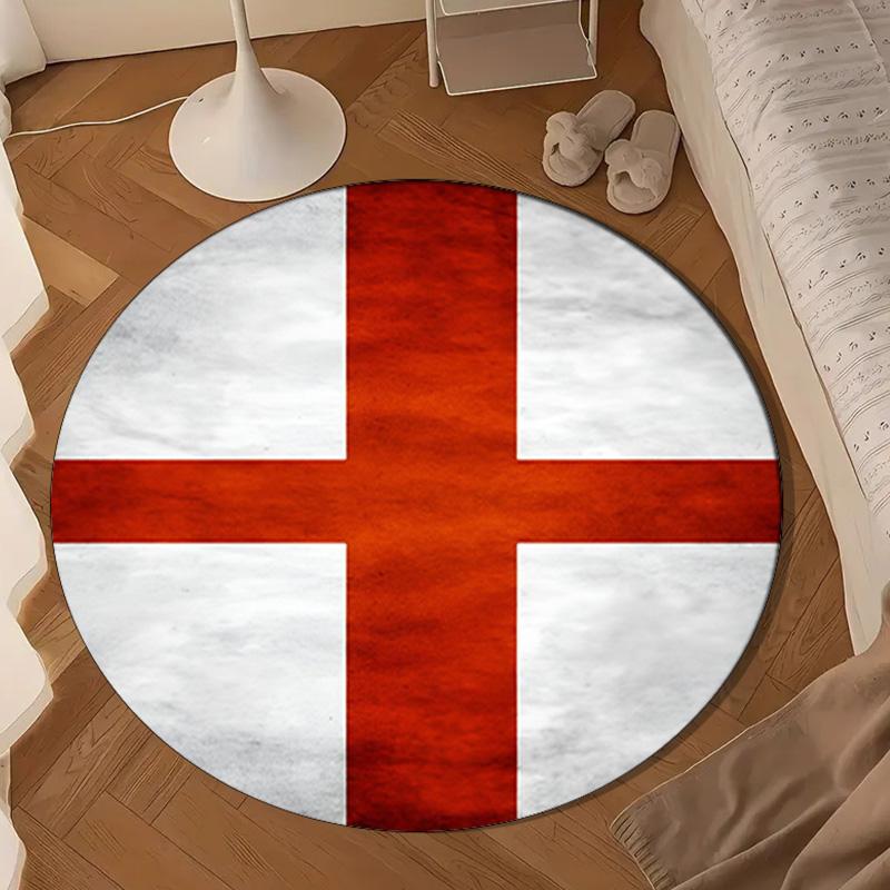 Scottish Flag Design Round Mat Home Decor, Chair Rug For livingroom,Bedroom, Doormat Home Decor Birthday Gift Christmas Gifts