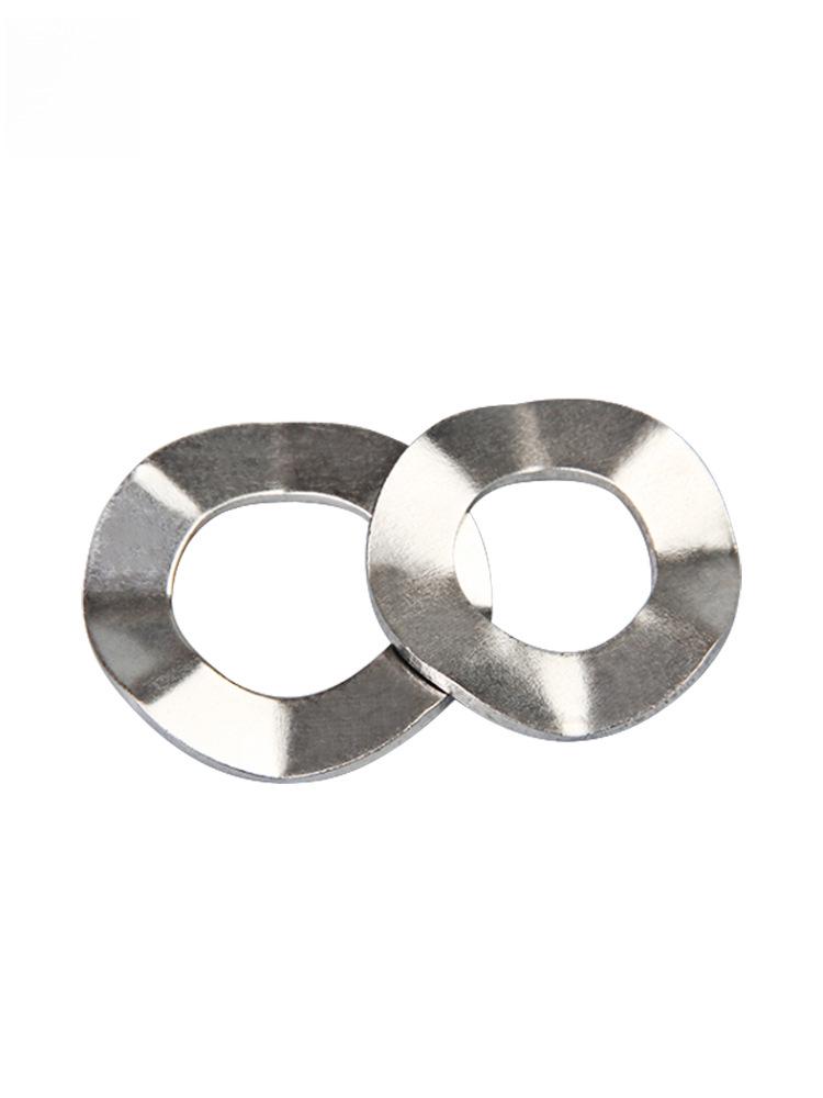304 Stainless Steel Four-Wave Spring Washer Gasket for M3 to M16
