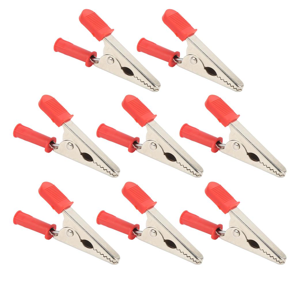 10 Pcs Crocodile Clip J.60047 20mm Opening Brass Battery Test Clamp for Electrical Testing