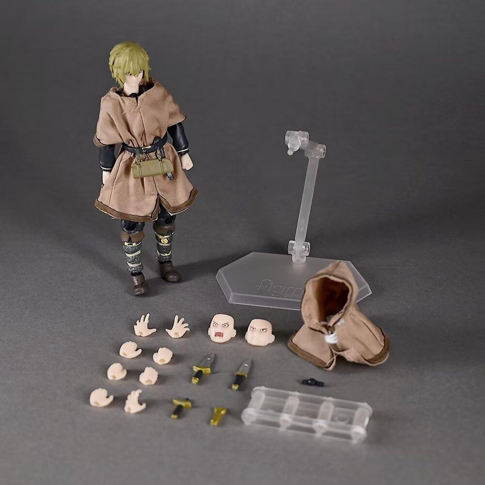 

Figma Vinland Saga Figure Thorfinn #608 Anime PVC Action Figure Toy movable Figure Game Collection Model Doll Gift (As shown-2839)-