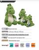 Snot Bear Dinosaur Plush Toy: Cute Avocado Backpack & Flower Brush - Children's Day Gift