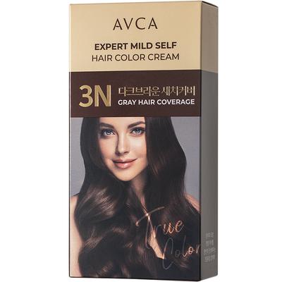 Abka Expert Mild Self Gray Hair Dye, Dark Brown, 1 Ea