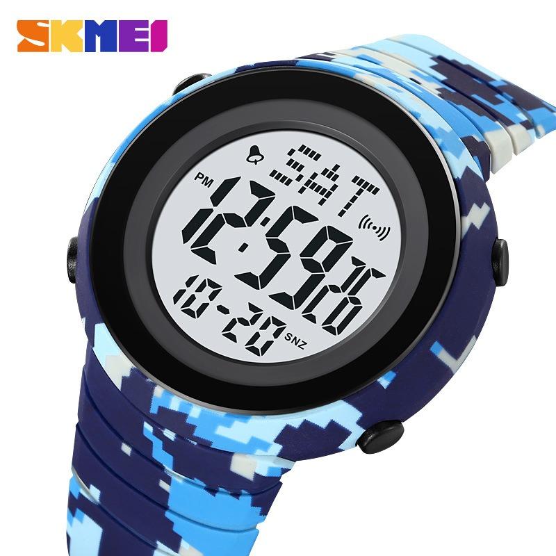 Stylish and simple waterproof digital display sports outdoor training multi-functional student affordable electronic watch