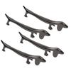 4 PCS Chopstick Rest Zinc Alloy Plating Reusable  Dinner Spoon Stand for Holding Spoon Fork