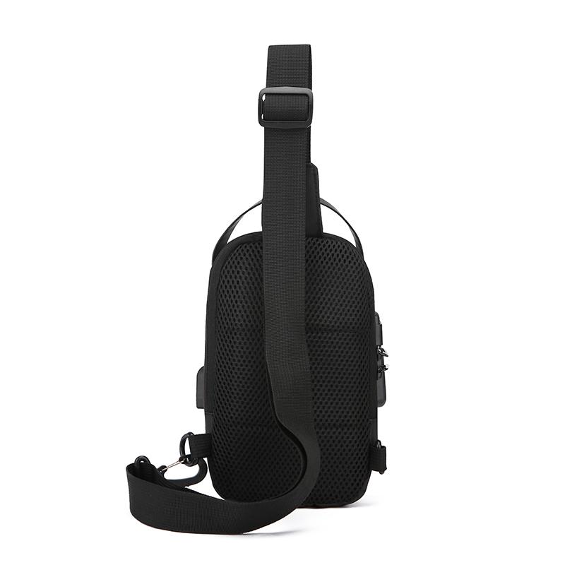 Small Version Men's Waist Packs Chest Bag Lightweight Men's Small Fanny Bag Anti-theft Password Lock Design Men's Shoulder Bag