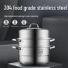 COOKER KING 304 Stainless Steel Steamer Pot