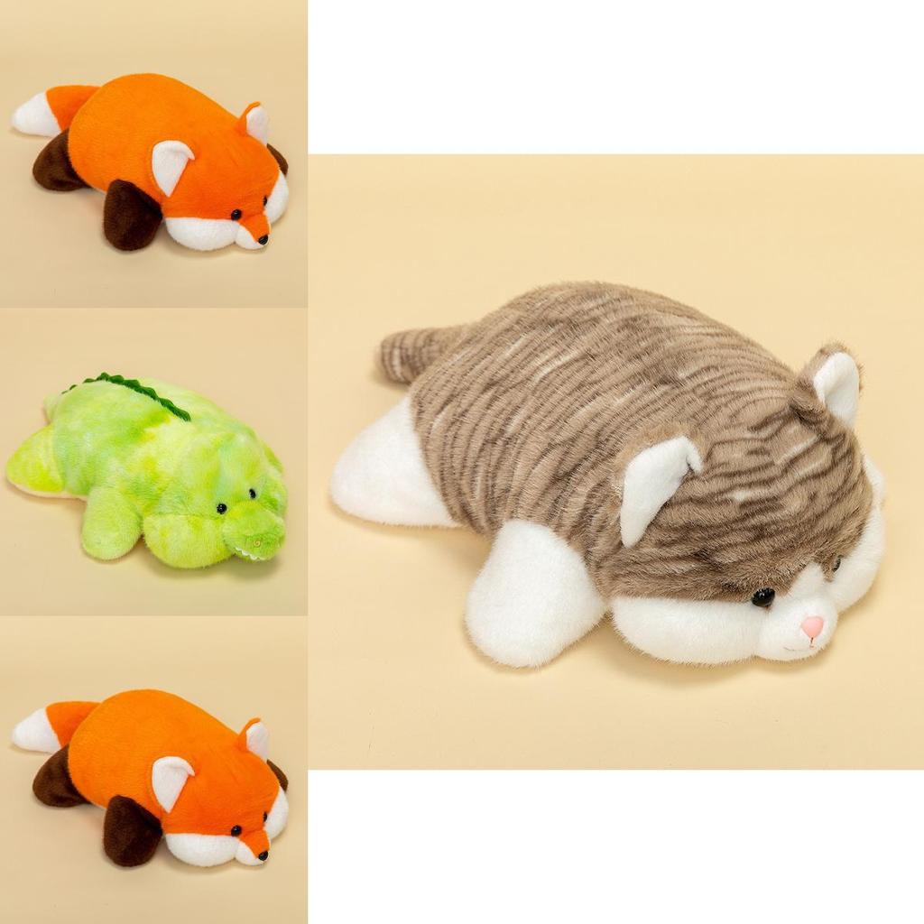 Cartoon Koala Fox Crocodile Plush Hug Pillow For Kids And Teens