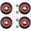 4PCS 8536974 Dryer Drum Roller Fit for Whirlpool, Kenmore - Replaces 8536974, 8536973, W10314171, WPW10314173, PS11752609