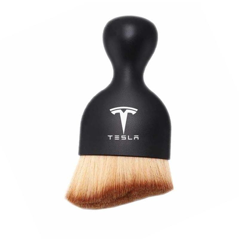 LBXV5 For Tesla Model 3 Y Car Interior Cleaning Soft Brush Tool Dust Remover Suede Fleece Microfiber Wash Towel Car Cleaning Rag Cloth