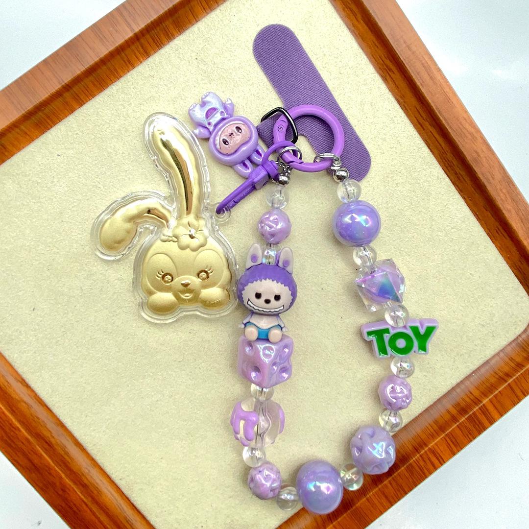 StellaLou 999 Pure Gold Keychain & Phone Chain Pendant.