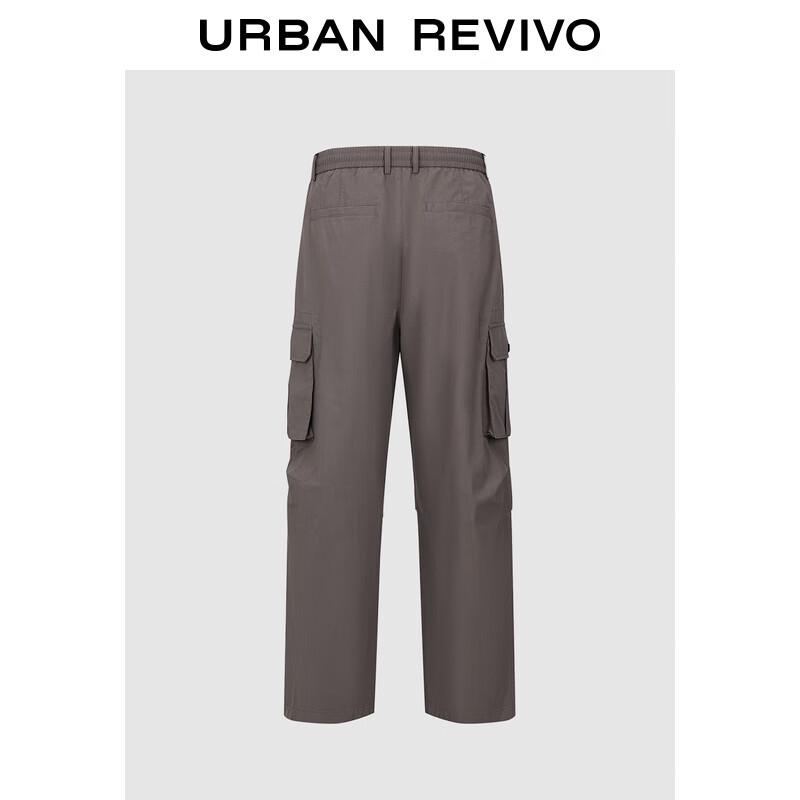

UR 2025 Autumn Men s Pleated Elastic Waist Cargo Pants 32