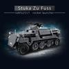 Classic Tracked Tank Building Blocks from the 20th Century, Educational Tank and Armored Vehicle Assembly Toys, Children's DIY