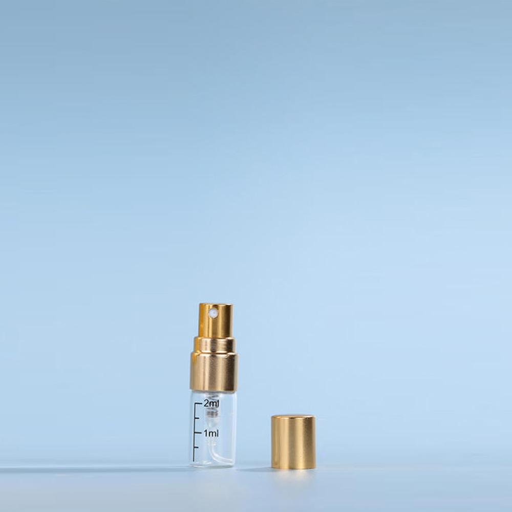 10pz 2ml 3ml 5ml 10ml Flacone in Vetro Graduato per Profumo Vuoto Trasparente Flaconi Spray Cosmetici Atomizzatore da Viaggio Ricaricabile Flaconcini Campione
