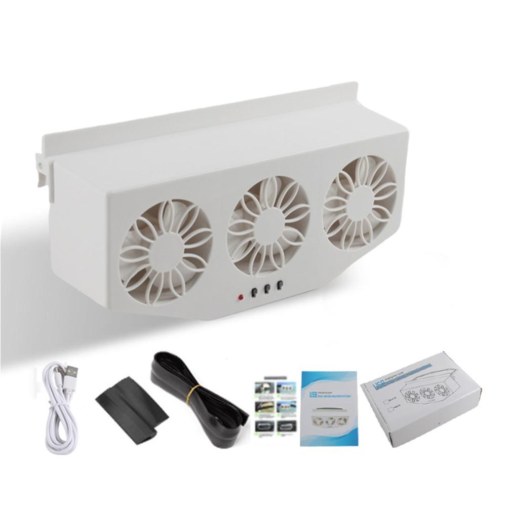 

Автомобильный вытяжной вентилятор с солнечной зарядкой, USB-зарядка, оконный вентилятор, циркуляция воздуха, охладитель, для салона автомобиля, лето