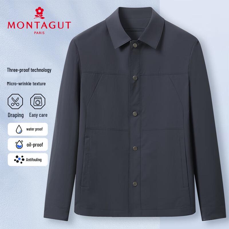 

MONTAGUT Men s Business 3-Proof Wrinkle-Resistant Jacket M /48