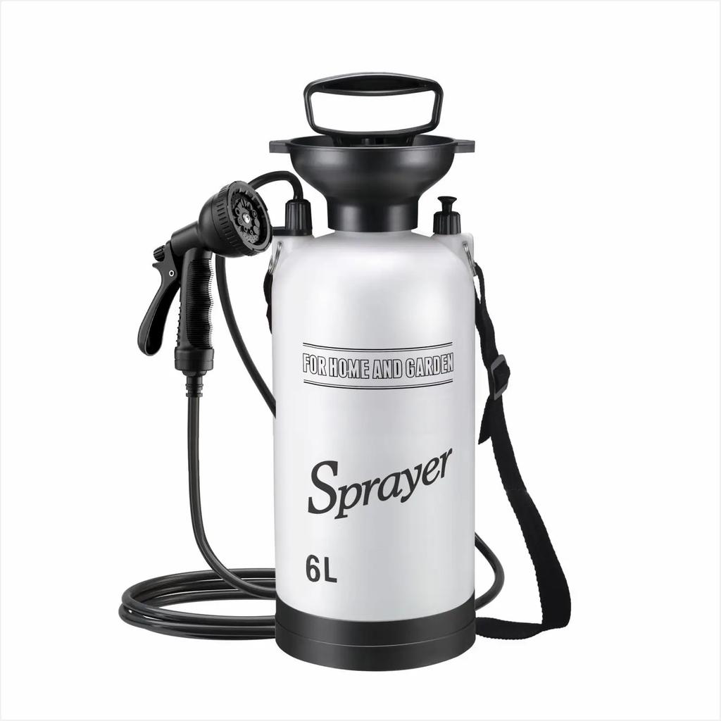 1pc 5 or 8L Outdoor Camping Portable Shower Surfing Rinse Kit Beach Hand Pump Portable Shower for Camping