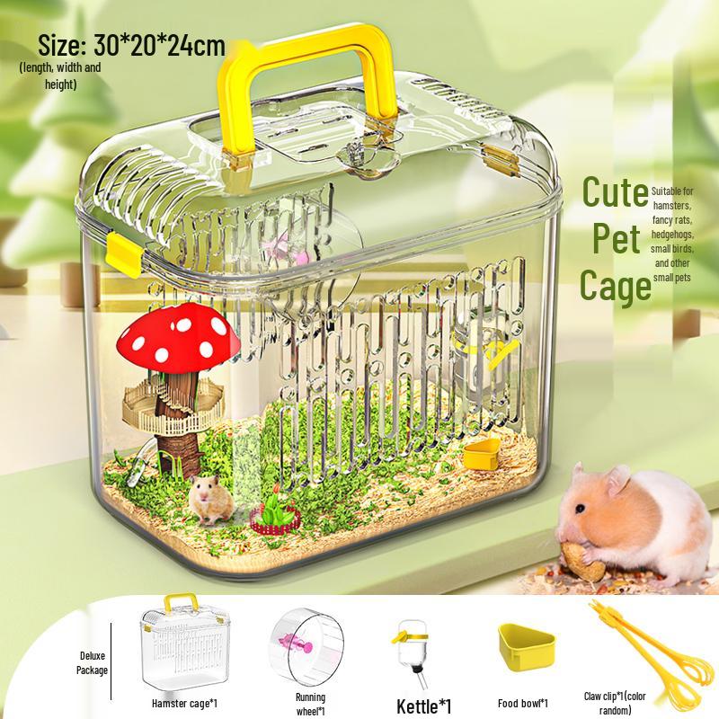 Large Acrylic Hamster & Chinchilla Cage Villa Breeding Box