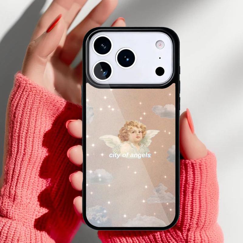 Angels Aesthetic Aesthetics Phone Case for iPhone 17 16 15 14 13 Pro Max Back Cover for 12 11 Pro Coque
