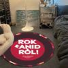 Modern CD Record Round Carpet Comfort Soft Bedroom Decoration Rug Customizable Living Room Sofa Area Rug Washable Chair Mat