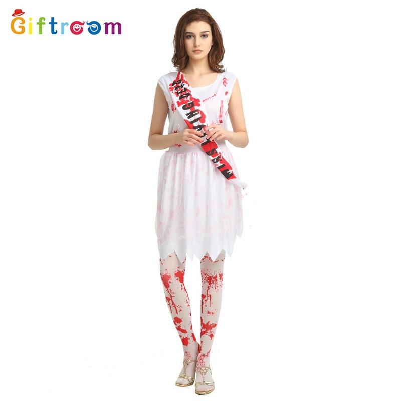 Halloweenová sváteční párty soutěž nevěsta čarodějnice postava parodie párty show rekvizita kostým