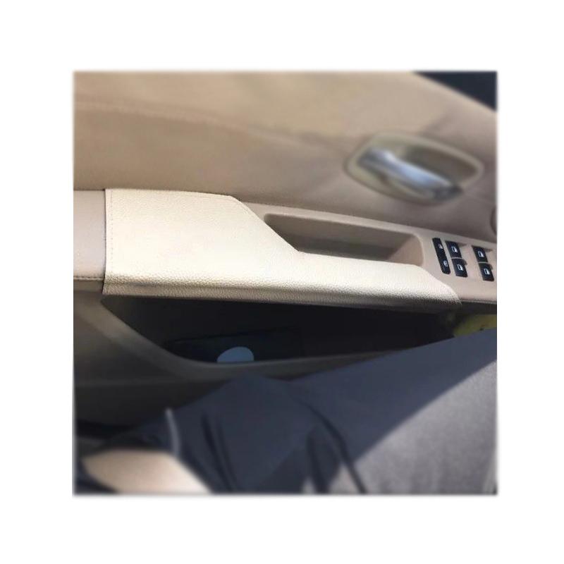 Genuine Leather Door Armrest Cover ONLY LEFT HAND DRIVE For BMW 5 Series E60 07-10 Car Left Driver Side Door Armrest Panel Cover