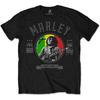 Bob Marley Rebel Music Seal T-Shirt Black New Unisex T-Shirt - Men's Summer Cotton Graphic Tee