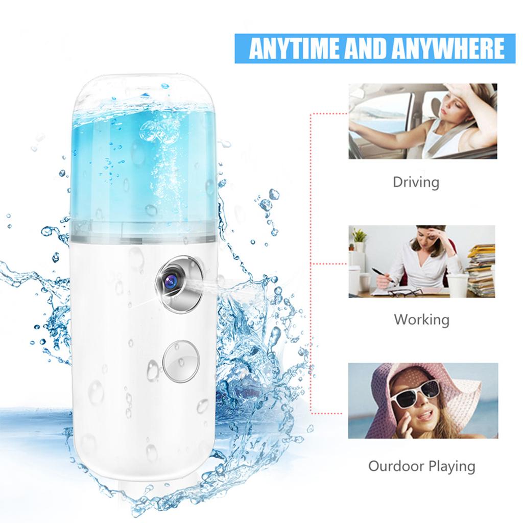 30ml USB Handy Nano Mist Spray Atomization Mister Face Facial Moisturizing Mist Sprayer