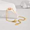 Vnox Minimalist Chain Anklets For Baby Girls,Stainless Steel Chain Cute Crown Bow Heart Accessories,Foot Jewelry For Daughter