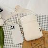 Female Carry- Mobile Phe Bag Fashi Canvas Shoulder Bag Female Outdoor Carry- Oblique Span Female Purse a Bag