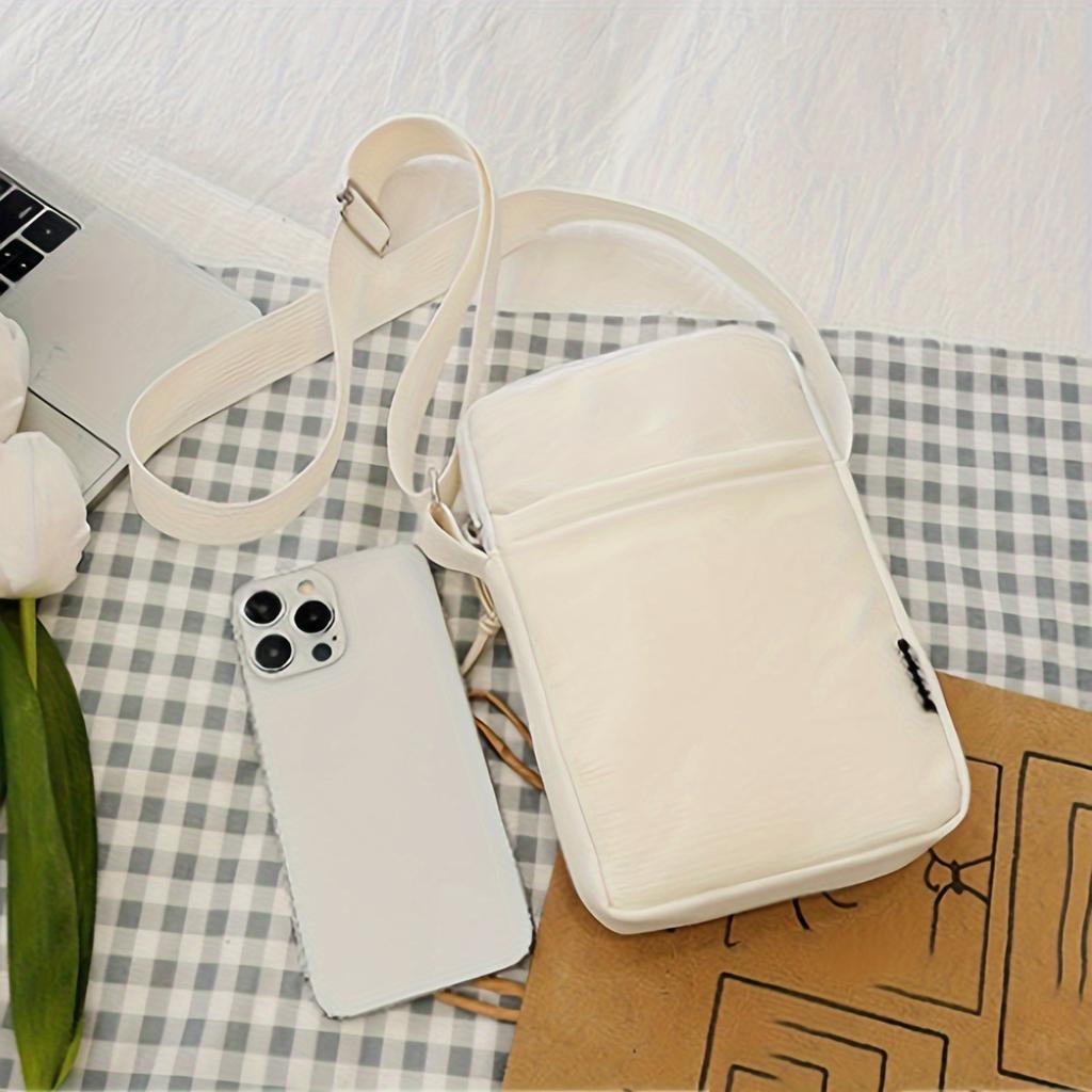 Female Carry- Mobile Phe Bag Fashi Canvas Shoulder Bag Female Outdoor Carry- Oblique Span Female Purse a Bag