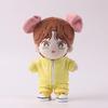 niannyyhouse Plush Doll Outfit Solid Color Tracksuit Set 10cm 15cm Cotton Accessories
