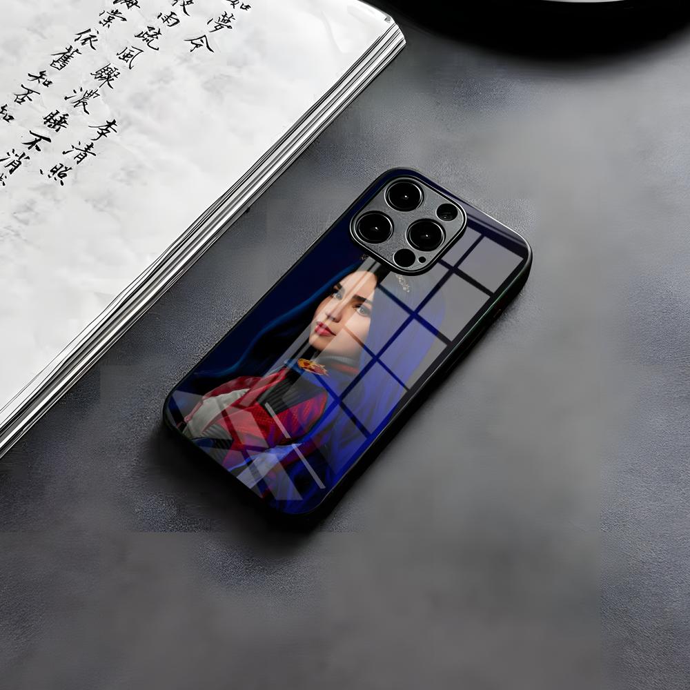 S-Sofia Carson Phone Case For IPhone 17 Air 16 E Pro Max 15 14 13 Mini 12 Pro 11 Max Plus Black Glass Cover