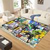 Pokemon Pikachu Cartoon Carpet Rug for Living Room Bedroom Home Sofa Decoration,kids Non-slip Floor Mat Christmas Gift