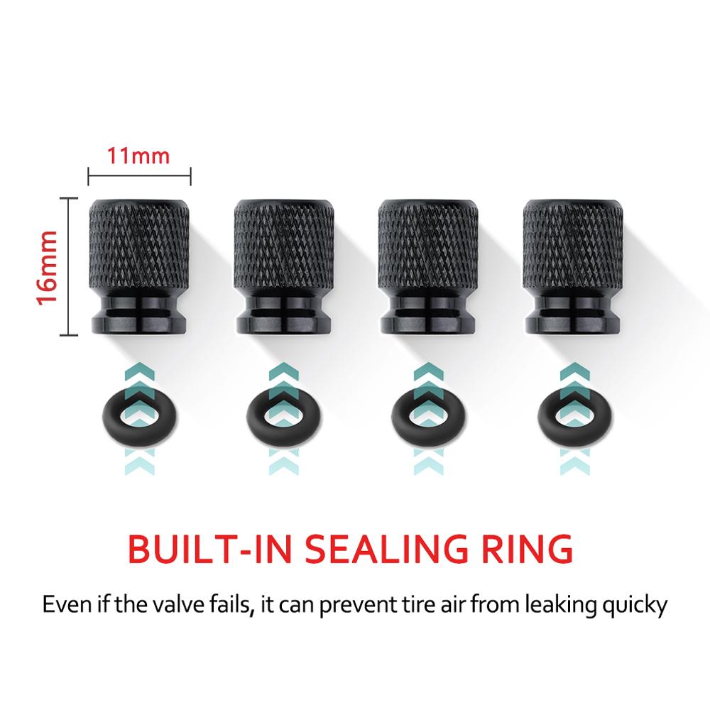 AAWJ1 4pcs Aluminum Car Wheel Tire Valve Cap Covers compatible compatible for BYD SHARK 2024 2025 2026Car Accessories