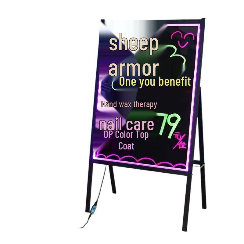 Luminous Fluorescent Blackboard for Street Stall Advertising