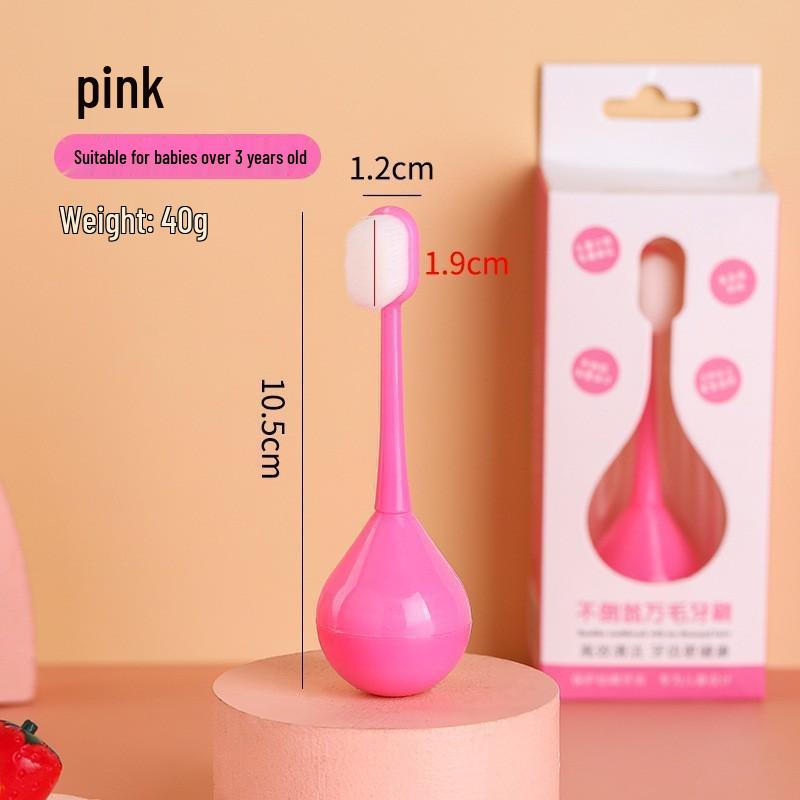 U-Shaped Silicone Toothbrush Set for Infants and Toddlers (0-12 Years) with Soft Bristles