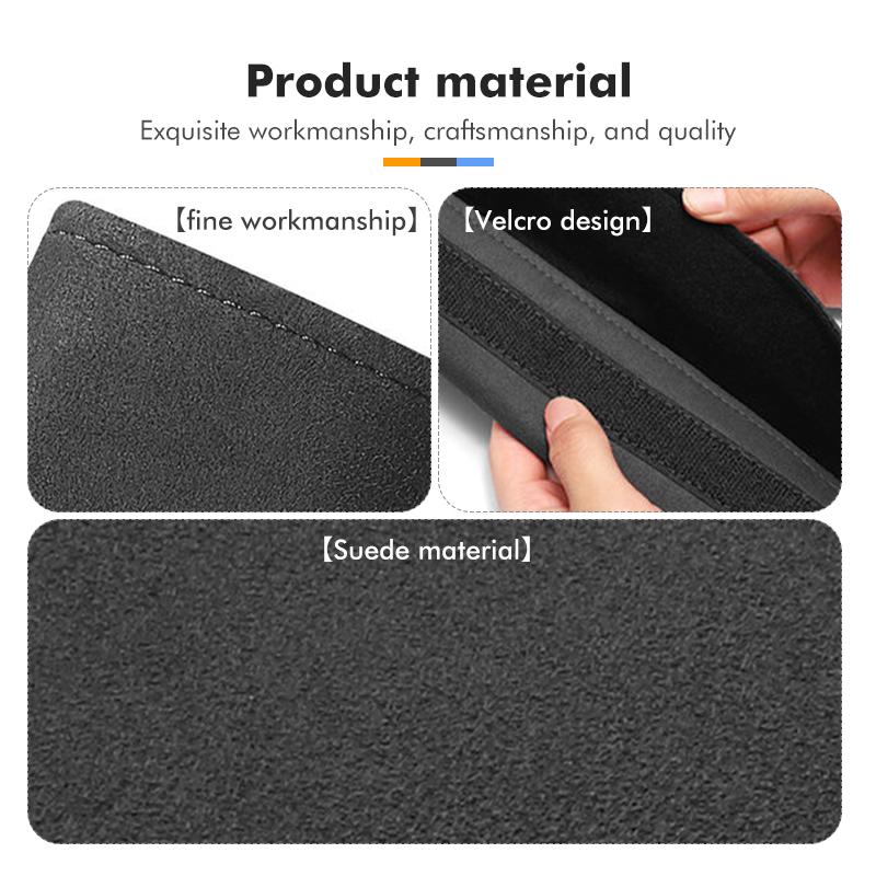 For Citroen Car Suede Seat Belt Protective Breathable Shoulder Pad Cover Auto Accessories Jumper Celysee Cactus Picasso Aircross