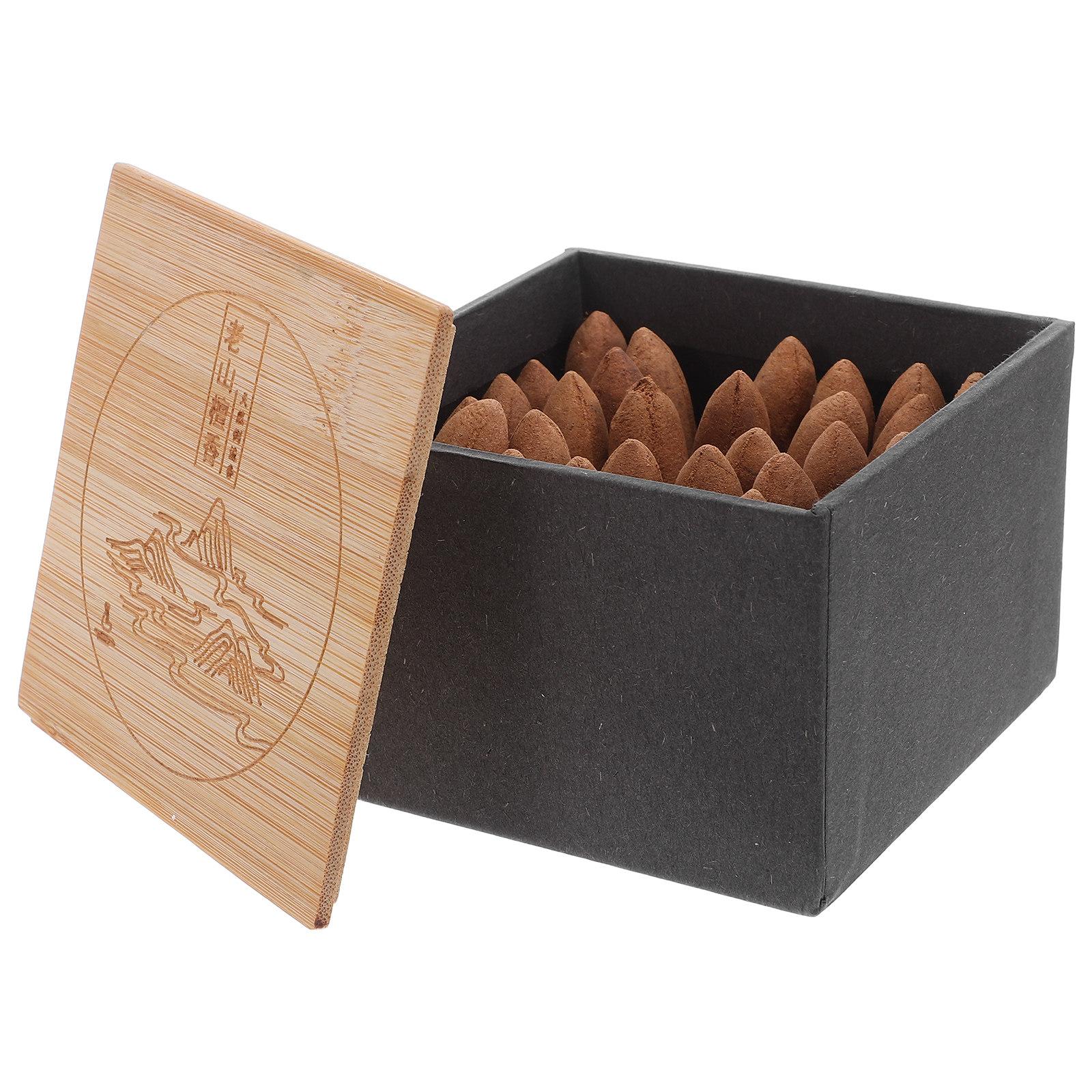 

Natural Sandalwood Backflow Incense Cones for Yoga Meditation Relaxation - Home Office Aromatherapy Decorative Waterfall