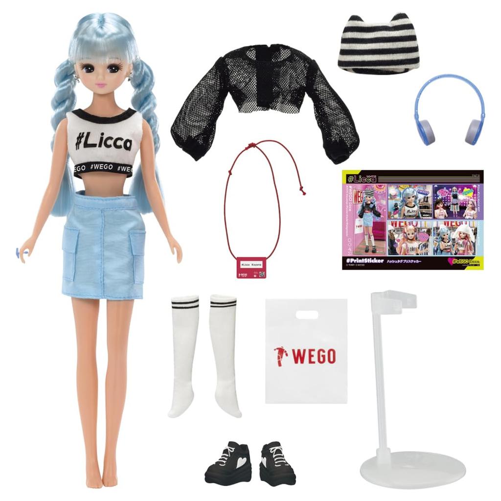 Takara Tomy Licca Doll Licca Play Toy Ages #Licca #WEGO Dress-up 3+