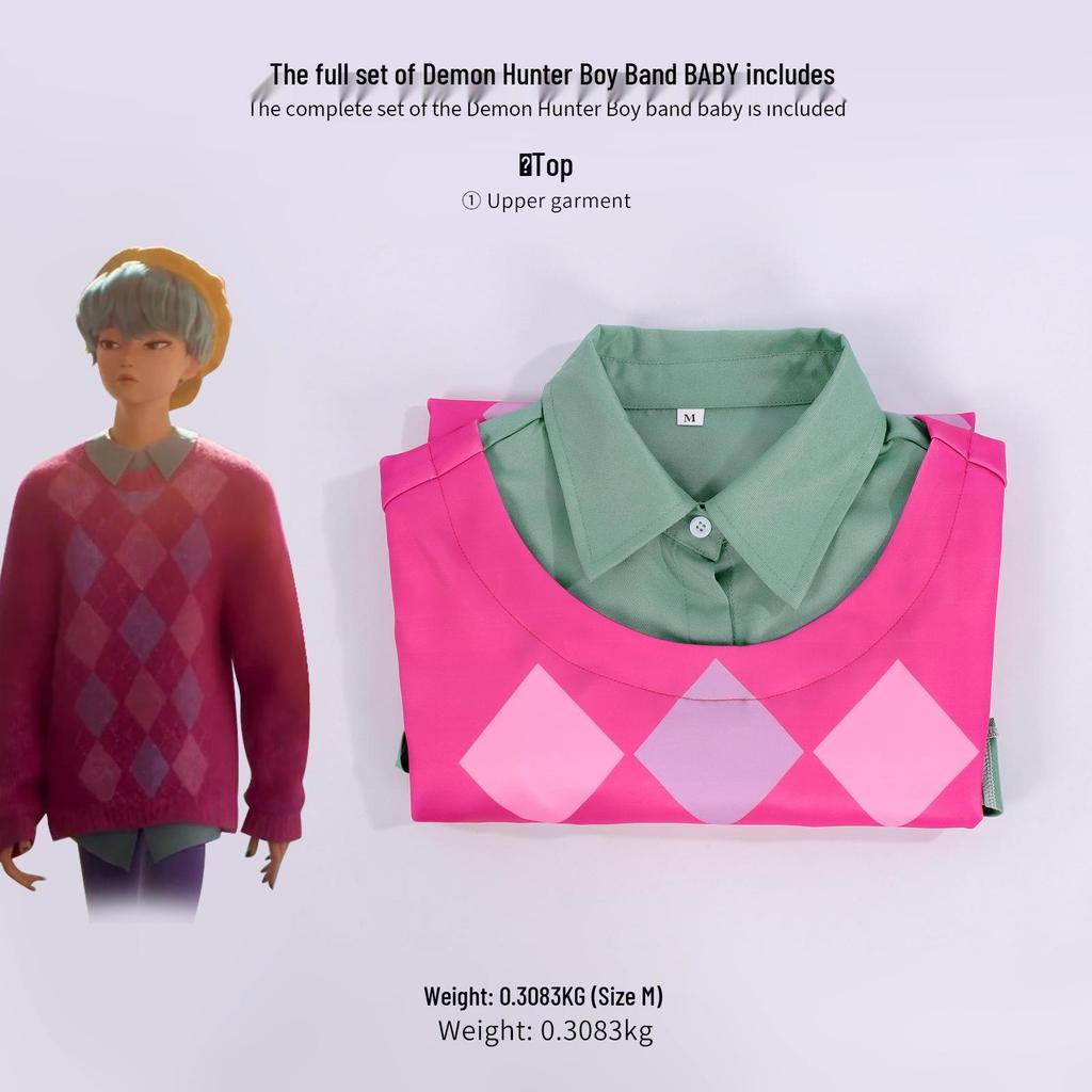 Cacciatore di Demoni Saga K-Pop: Set di Magliette Anime Cosplay Jinu Baby