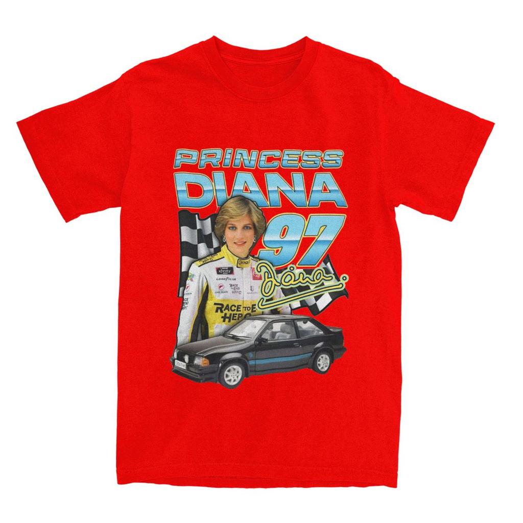 Vintage Princess Diana 97 T-Shirt for Men Crew Neck 100% Cotton T Shirt Short Sleeve Tees Gift Idea Clothing