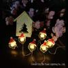 Christmas String Lights: Deer, Snowman, Star, Snowflake, Candy Cane, Tree, Gift Box, Copper Wire Fairy Lights