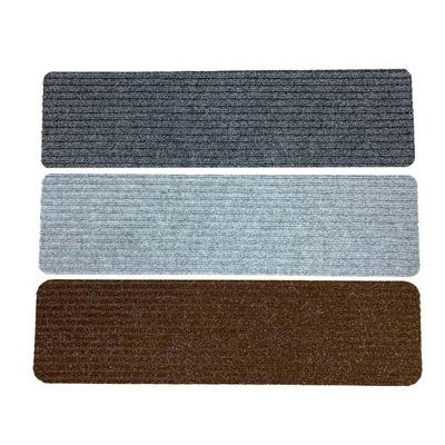 Indoor Anti-skid Pedal Rugs Solid Color Office Soundproof Stair Mats Trimmable Wear-resistant Soundproof Step Pad Machine Washable Not Easy Shed Hair