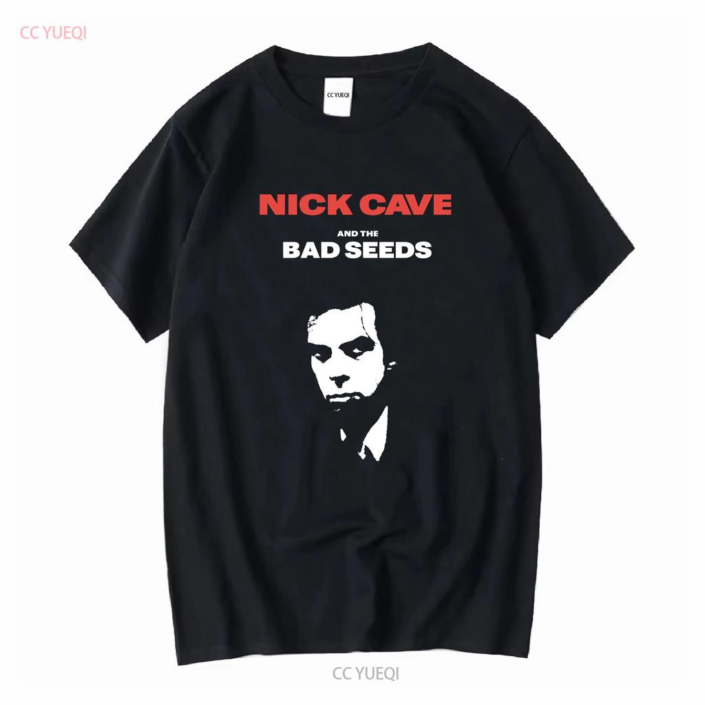 Tričko Nicka Cavea s dlouhým nebo krátkým rukávem vintage vyprané stylové designové oblečení měkké pánské pohodlné ležérní streetwear