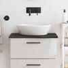 VidaXL Bathroom Countertop Dark Grey 60x50x2 Cm Treated Wood 3156203