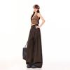 2026 Spring Women's Wide-Leg Pleated Retro Casual Pants