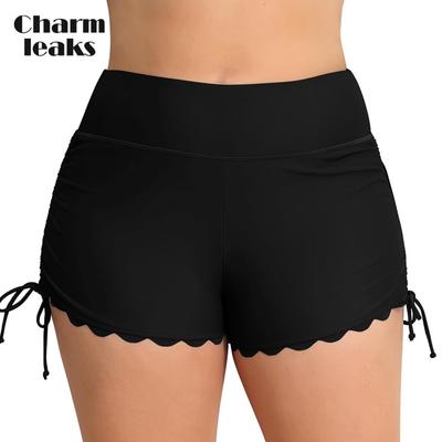 Damen-Badeshorts mit hoher Taille, Badeshorts, Boardshorts mit Badehose
