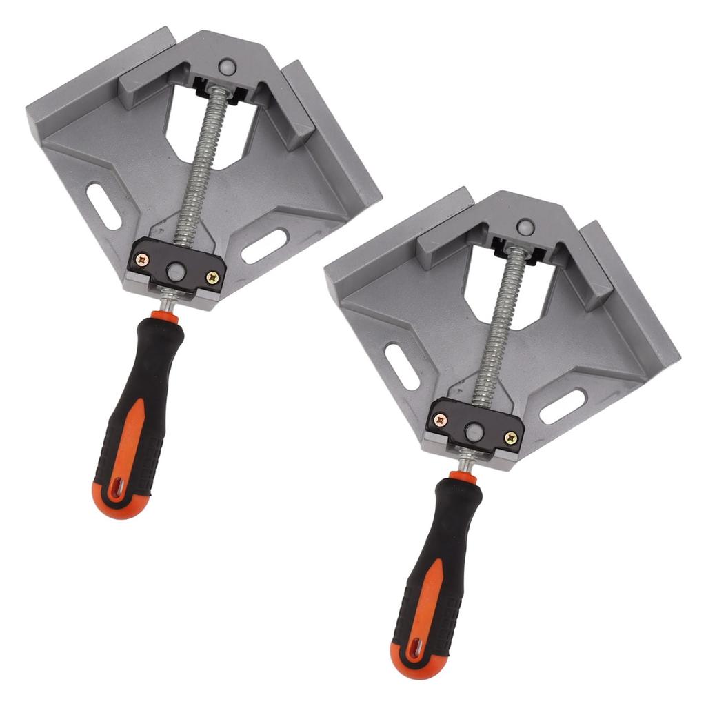 2ks rohová svorka s jednou rukojetí z hliníkové slitiny, pravoúhlá svorka s 90 stupni a nastavitelným výkyvem